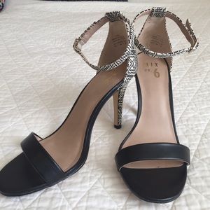 Mix 6 adorable print heels! Only worn twice!